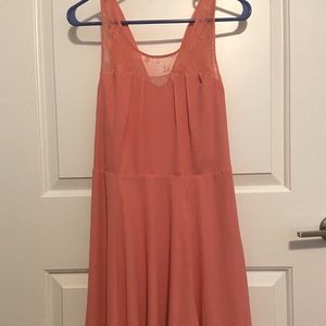 Express pink formal dress
